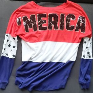 'Merica Long Sleeve by Pink